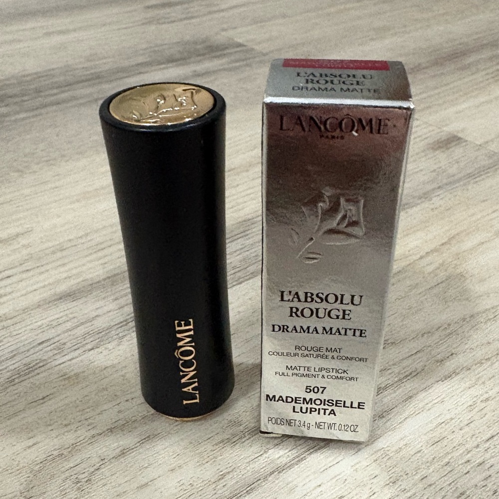 Lancôme L'Absolu Rouge Drama Matte Lipstick 507 Mademoiselle Lupita - Picture 2 of 3